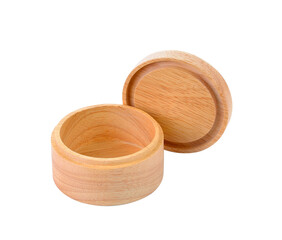 Wood box isolated on   transparent png