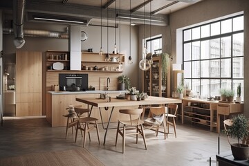 modern_nordic_kitchen_in_loft_apartment._3D_rendering