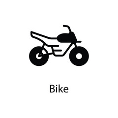 Bike icon design stock illustration
