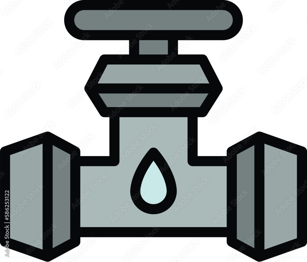 Poster kerosene pipeline icon. outline kerosene pipeline vector icon for web design isolated on white backg