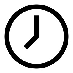 Clock line icon or time symbol.