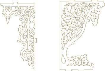 Vector illustration sketch of ethnic traditional decorative pattern