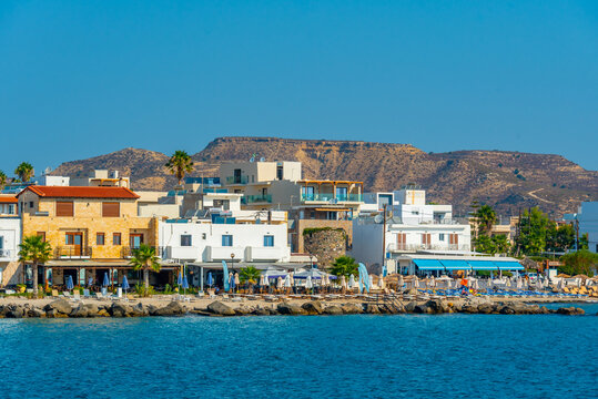 View of Kardamena port at Kos island in Greece