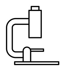 blood donation, microscope icon. Element of blood donation icon. Thin line icon for website design and development, app development