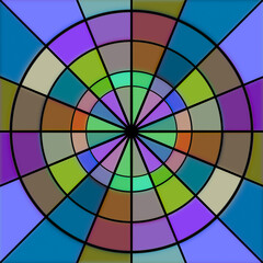 Fototapeta premium Abstract seamless geometric pattern background