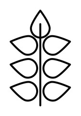 Plant outline icon. Element of ecology icon for mobile concept and web apps. Thin line Plant can be used for web and mobile on white bakgorund