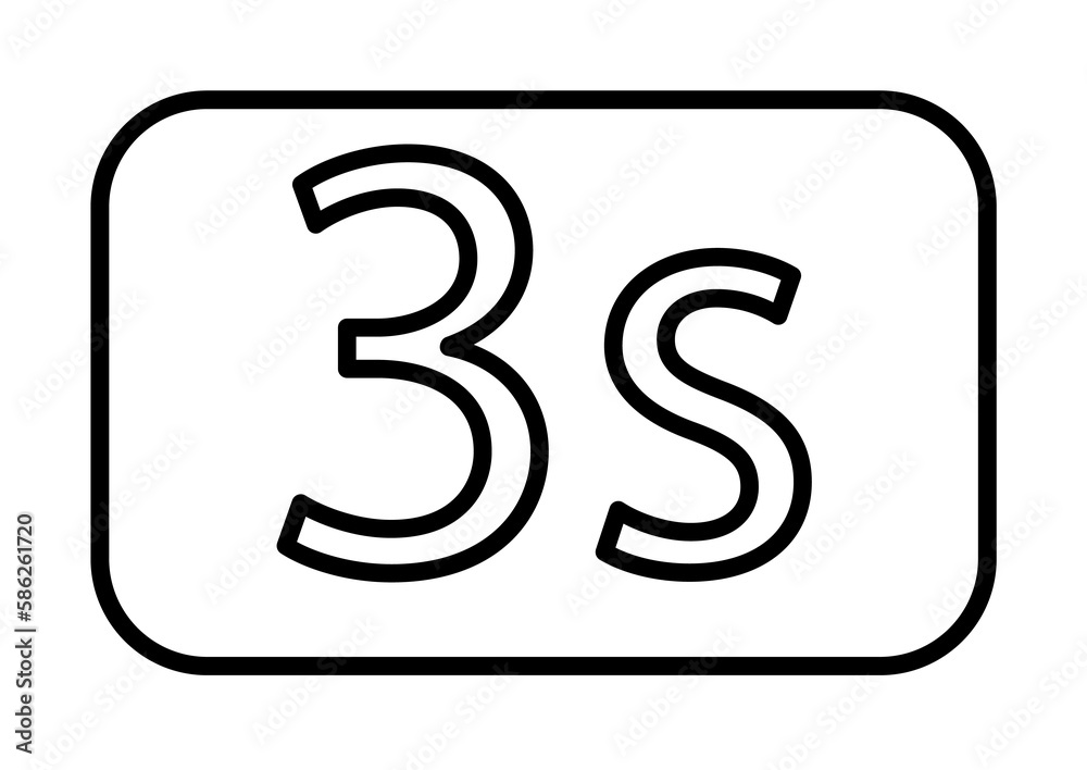 Poster timer sign icon. element of image sign for mobile concept and web apps illustration. thin line icon 