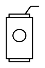 Soda Bank simple line icon