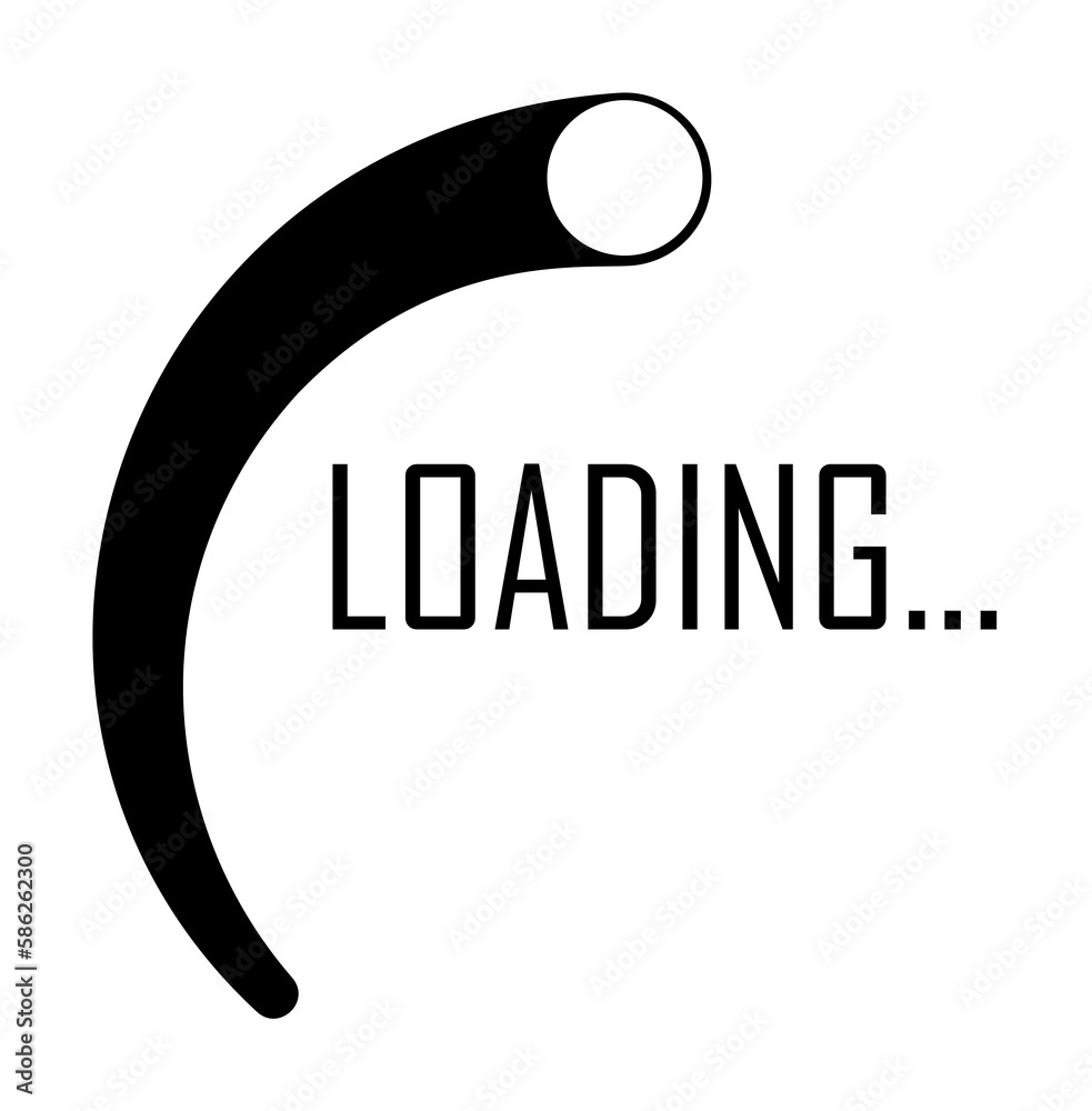 Aufkleber loading sign icon. element of loading sign for mobile concept and web apps. detailed loading sign ic