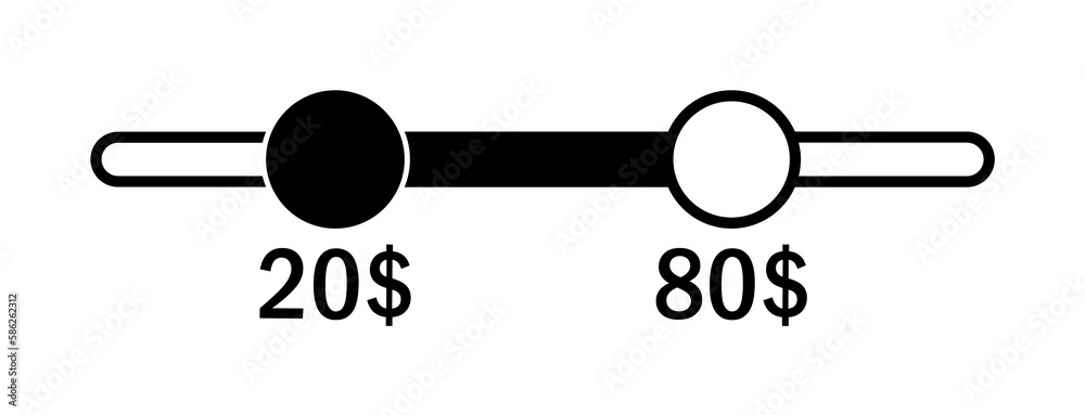 Poster loading bar by money icon. element of loading sign for mobile concept and web apps. detailed loading