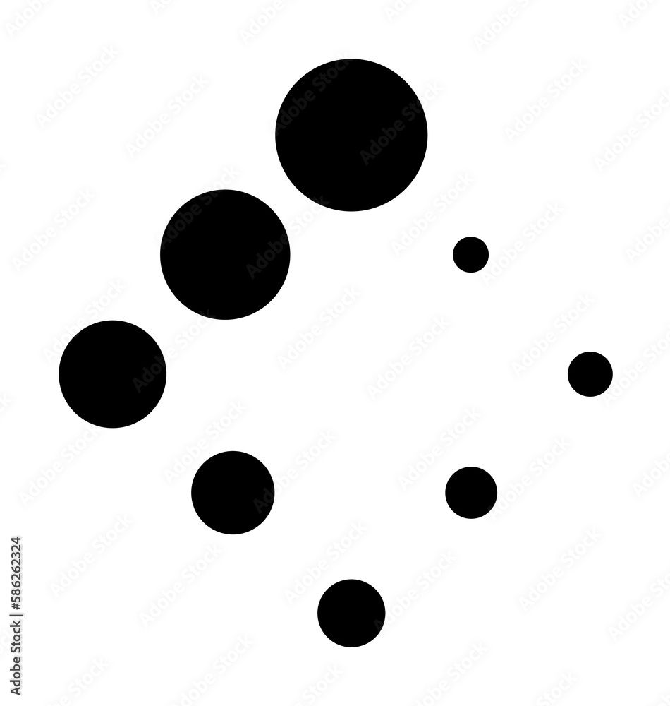 Aufkleber loading by points icon. element of loading sign for mobile concept and web apps. detailed loading by