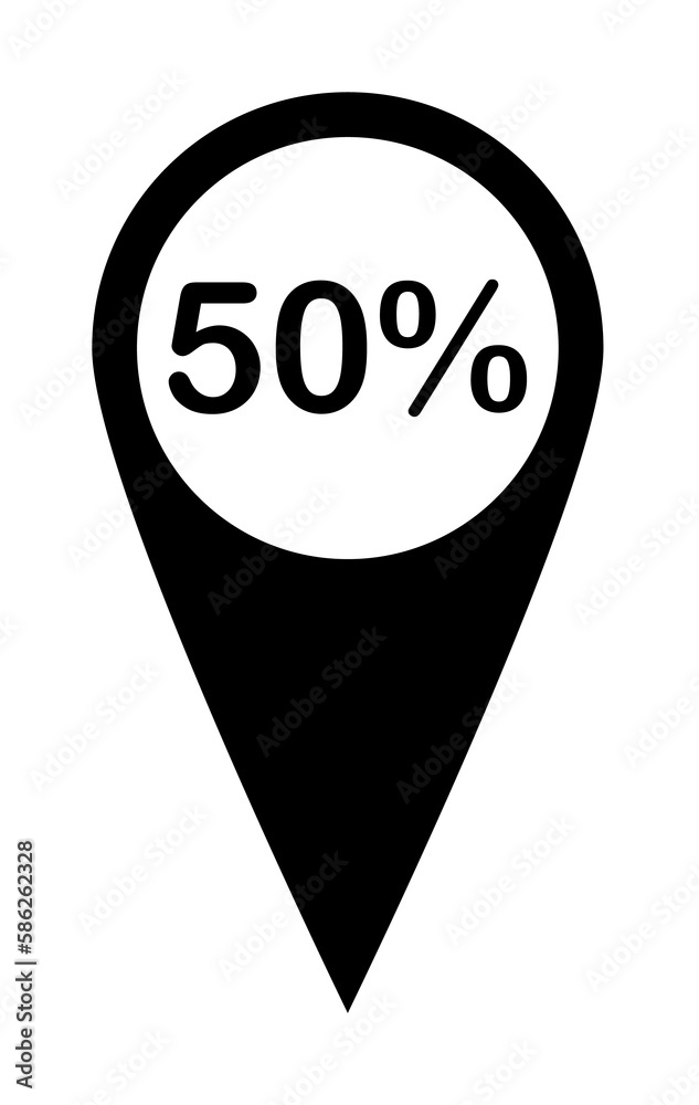 Aufkleber loading percent icon. element of loading sign for mobile concept and web apps. detailed loading perc
