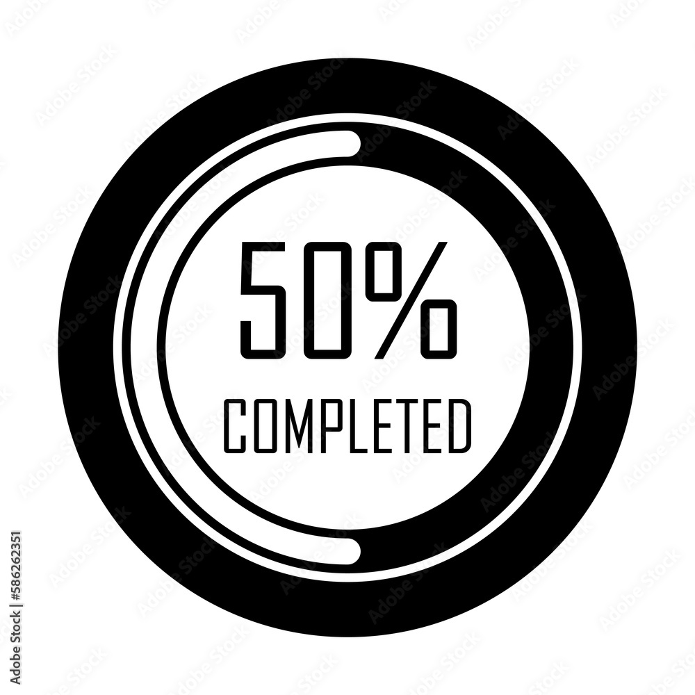 Poster loading in percent round icon. element of loading sign for mobile concept and web apps. detailed loa