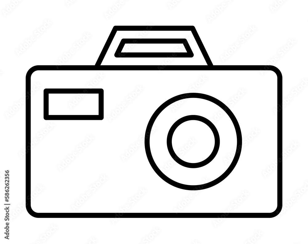 Poster point of interest sign icon. element of navigation sign icon. thin line icon for website design and 