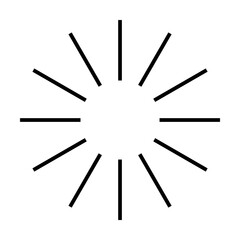 loading the sun rays icon. Element of loading sign for mobile concept and web apps. Detailed loading the sun rays icon can be used for web and mobile. Premium icon