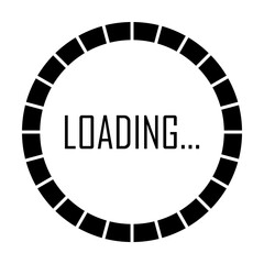 loading in round icon. Element of loading sign for mobile concept and web apps. Detailed loading in round icon can be used for web and mobile. Premium icon