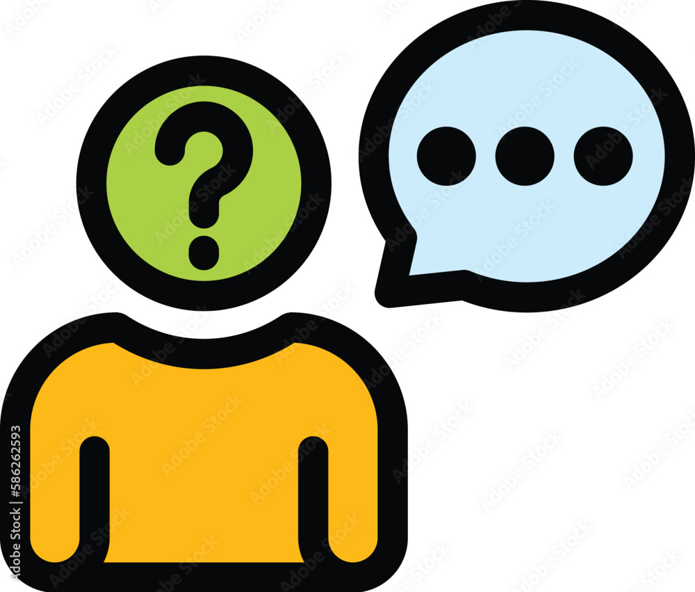 Poster anonymous guess icon. outline anonymous guess vector icon for web design isolated on white backgroun