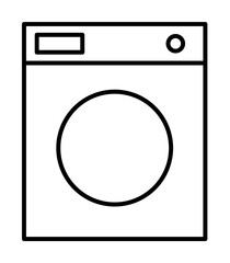 laundry sign icon. Element of navigation sign icon. Thin line icon for website design and development, app development. Premium icon