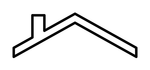 roofing contractor sign icon. Element of navigation sign icon. Thin line icon for website design and development, app development. Premium icon