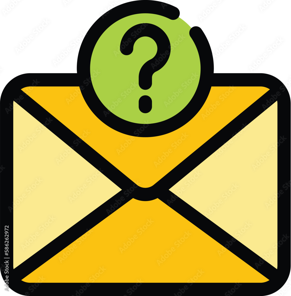 Poster anonymous mail icon. outline anonymous mail vector icon for web design isolated on white background 