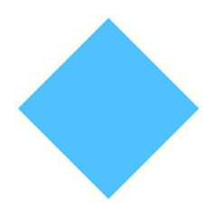 rhombus icon. Element of material arrow symbol icon for mobile concept and web apps. Color rhombus icon can be used for web and mobile