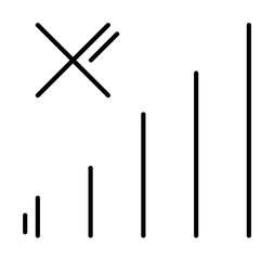 Lost, networking icon. Simple line, outline elements of storage and cloud icons for ui and ux, website or mobile application