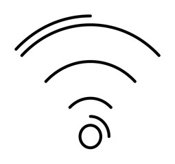 Wifi, networking icon. Simple line, outline elements of storage and cloud icons for ui and ux, website or mobile application