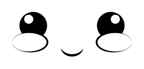 shy face icon. Element of anime face icon for mobile concept and web apps. Anime shy face icon can be used for web and mobile