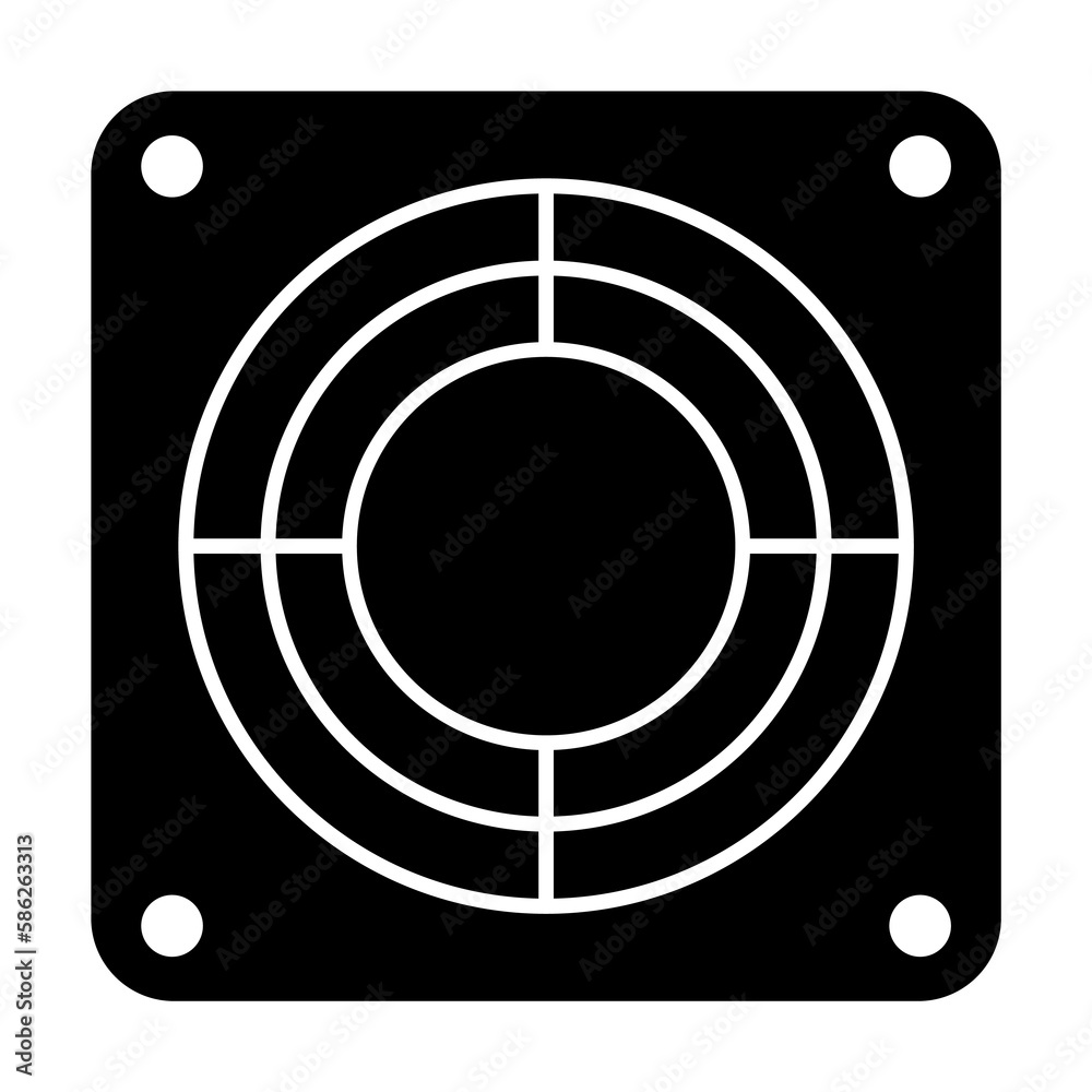 Poster target icon. element of web icon for mobile concept and web apps. glyph target icon can be used for 