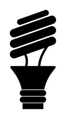 eco lamp icon. Element of web icon for mobile concept and web apps. Glyph eco lamp icon can be used for web and mobile