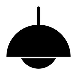 chandelier icon. Element of web icon for mobile concept and web apps. Glyph chandelier icon can be used for web and mobile