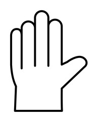 Obraz premium glove. Element of construction icon for mobile concept and web apps. Thin line glove can be used for web and mobile on white bakgorund