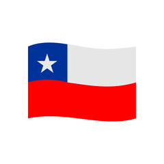 Chile flags icon set, Chile independence day icon set vector sign symbol