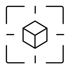 Tracking, augmented reality icon. Element of augmented reality icon