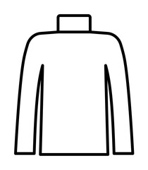 sweater icon. Element of autumn icon for mobile concept and web apps. Thin line sweater icon can be used for web and mobile