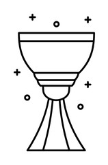 Award, trophy, cup icon. Simple line, outline elements of prize icons for ui and ux, website or mobile application