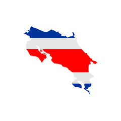 Costarica flags icon set, Costarica independence day icon set vector sign symbol