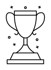 Award, cup, winner icon. Simple line, outline elements of prize icons for ui and ux, website or mobile application