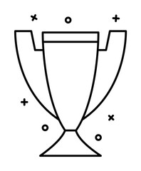 Award, champion, cup icon. Simple line, outline elements of prize icons for ui and ux, website or mobile application