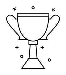 Award, cup, winner icon. Simple line, outline elements of prize icons for ui and ux, website or mobile application