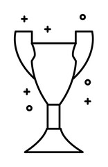 Award, winner, cup icon. Simple line, outline elements of prize icons for ui and ux, website or mobile application