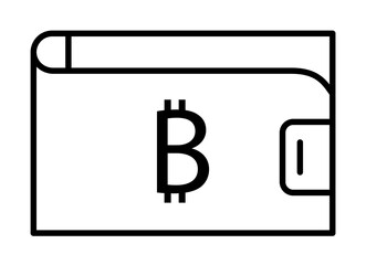 bitcoin, block chain icon. Element of block chain icon for mobile concept and web apps. Thin line bitcoin, block chain icon can be used for web and mobile