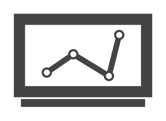 board, chart icon. Element of business plannin icon. Glyph icon for website design and development, app development. Premium icon