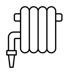 Hose carwash icon. Element of car wash icon