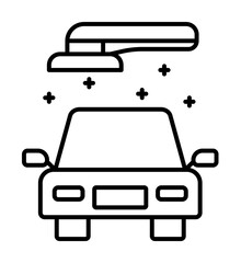 Polisher carwash icon. Element of car wash icon