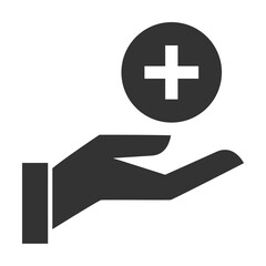 Obraz premium Charity, charity icon. Element charity icon. Premium quality graphic design icon. Signs and symbols collection icon for websites, web design, mobile app