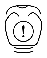 throat, disease, medical icon. Element of disease icon. Thin line icon for website design and development, app development. Premium icon