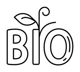 Plant, BOI icon. Simple line, outline ecology icons for ui and ux, website or mobile application