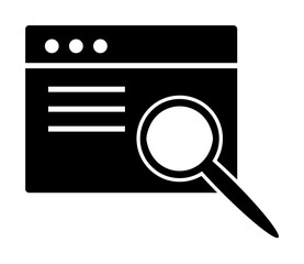 Ecommerce, search icon. Element of internet commerce icon. Premium quality graphic design icon. Signs and symbols collection icon for websites, web design, mobile app