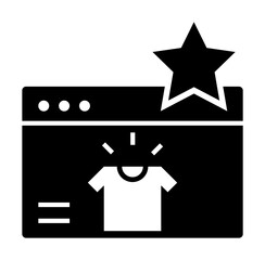 Ecommerce, favorite icon. Element of internet commerce icon. Premium quality graphic design icon. Signs and symbols collection icon for websites, web design, mobile app